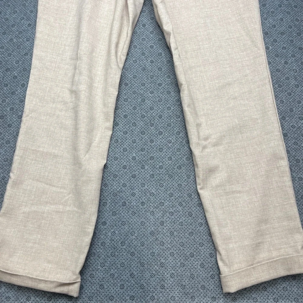Hugo Boss H-Genius-224 Mens Beige Virgin Wool Blend‎ Dress Pants Size 40x31